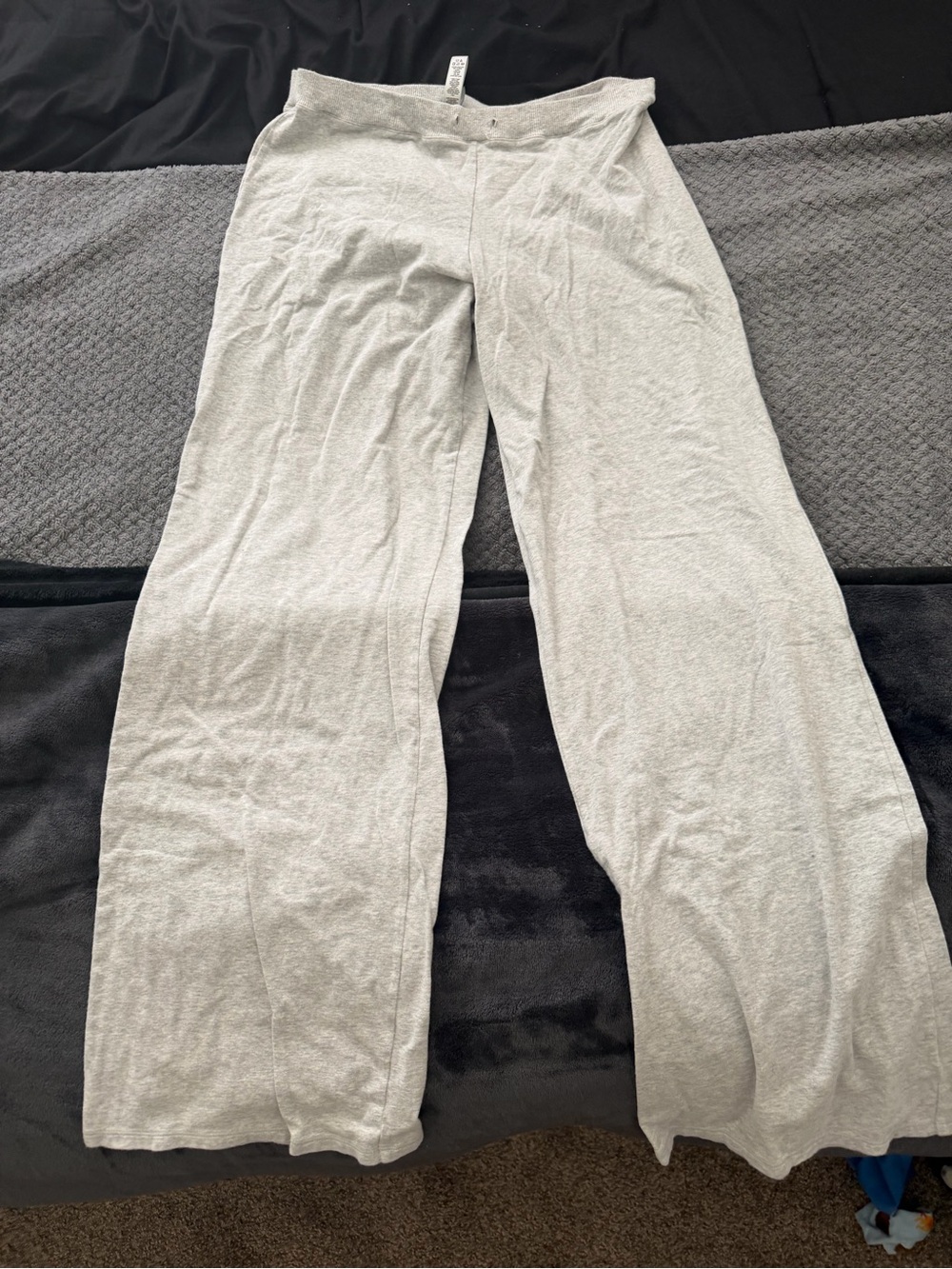 SKIMS Light Gray Straight-Leg Lounge Pants